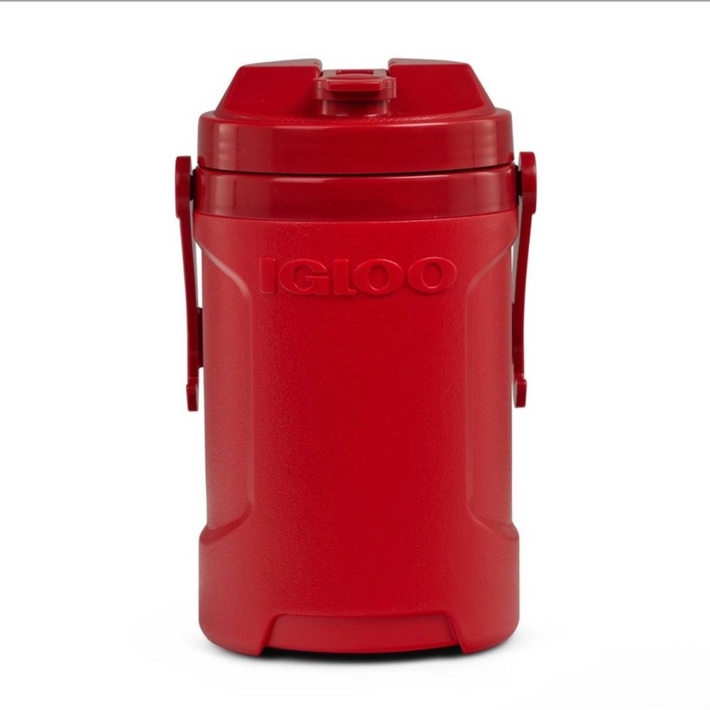 Igloo Latitude Half Gallon Cooler Jug - Red: BPA-Free, Insulated